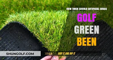 Optimal Thickness for Artificial Grass Golf Greens: A Comprehensive Guide