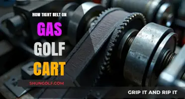 Proper Belt Tension for Optimal Gas Golf Cart Performance