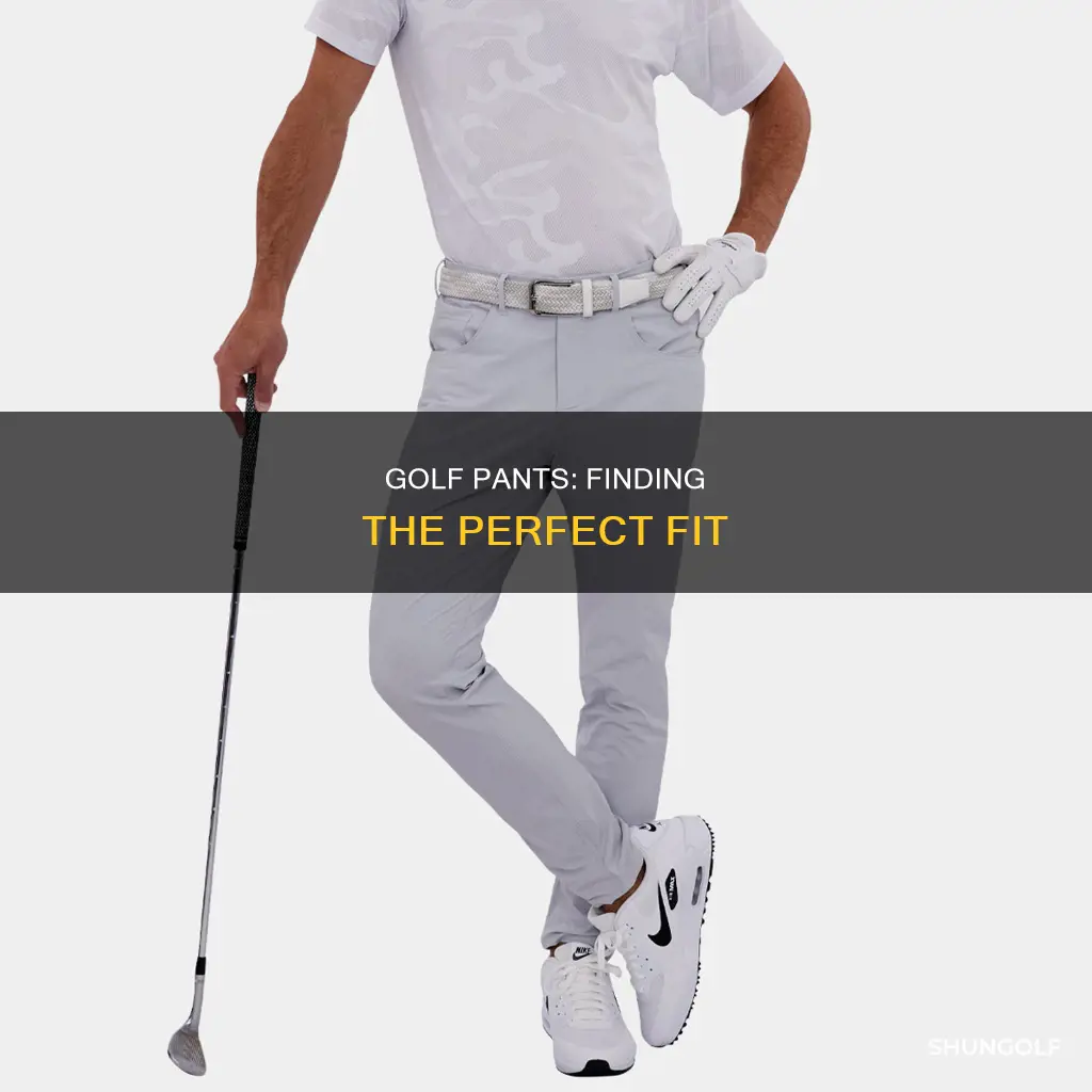 how tight should golf pants be
