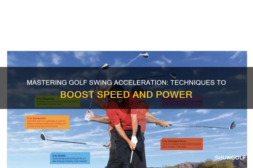 how to accelerate thru a golf seing
