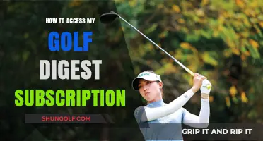 Accessing Your Golf Digest Subscription: A Step-by-Step Guide