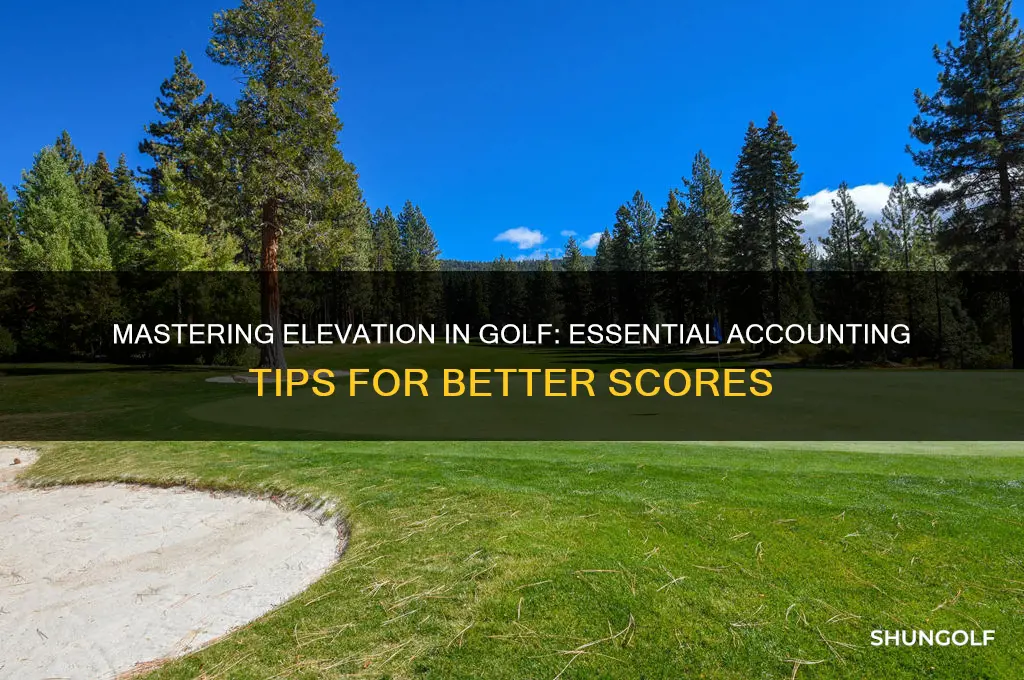 how to account for elevation in golf