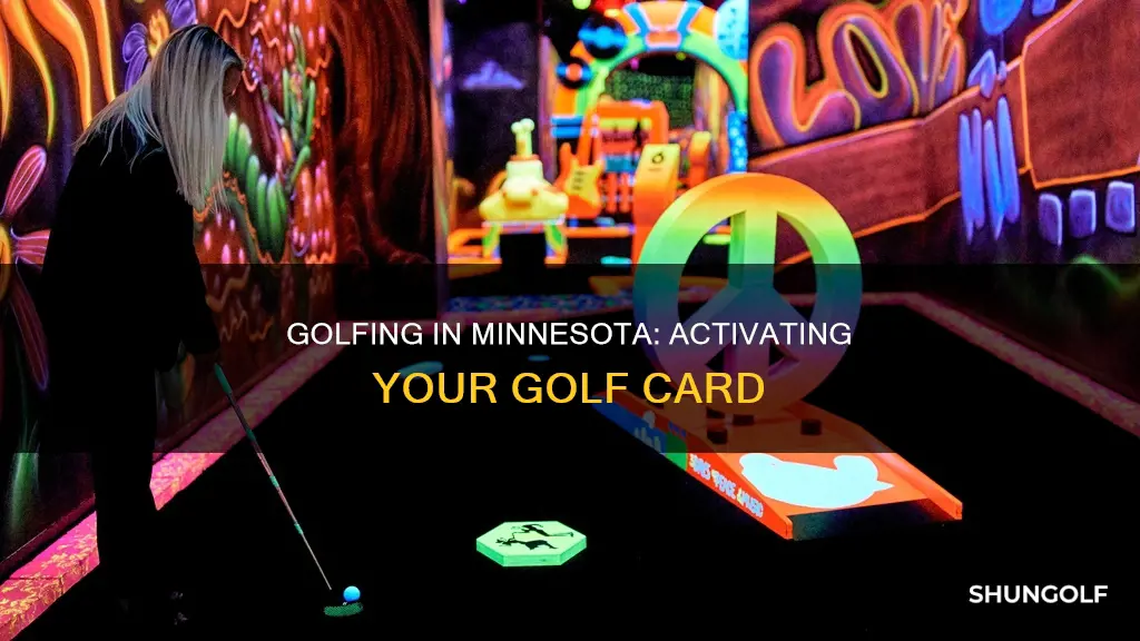 how to activate minnesota golf card