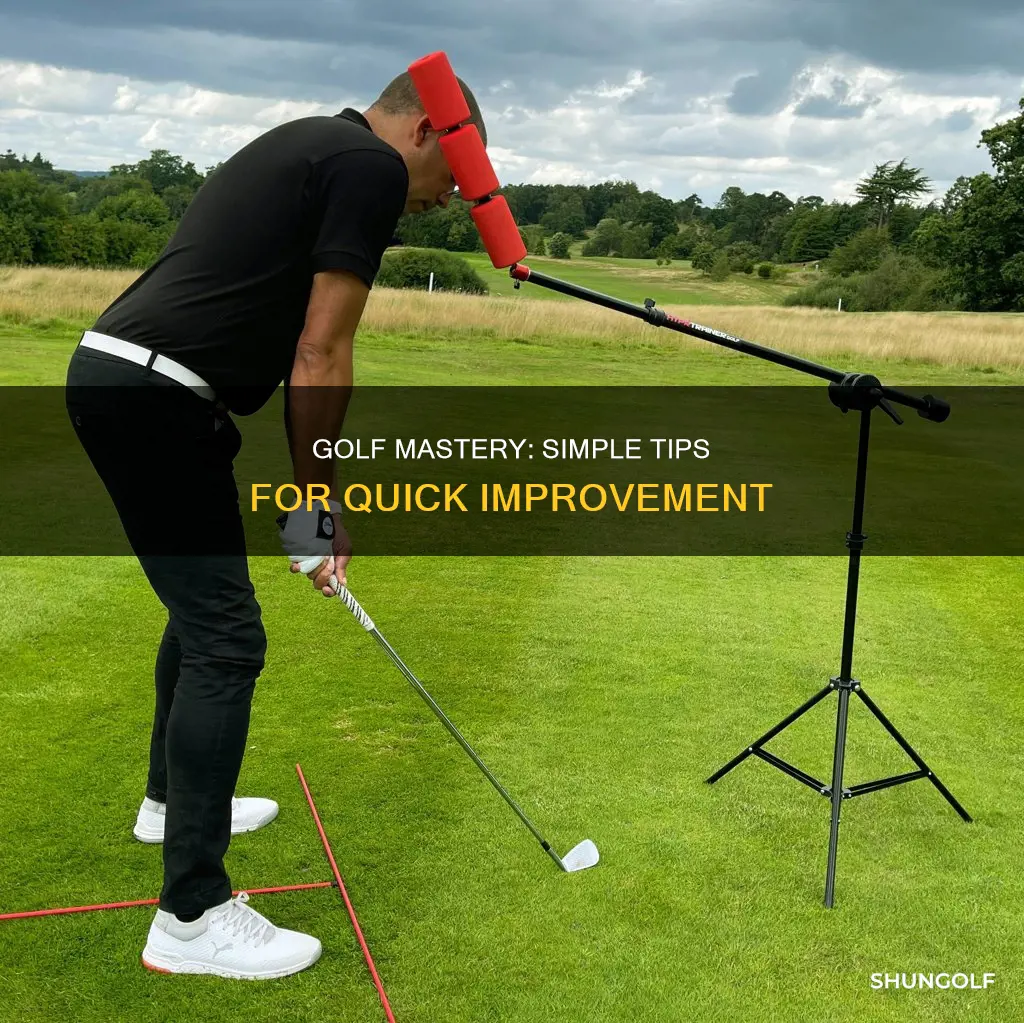 how to actually improve at golf