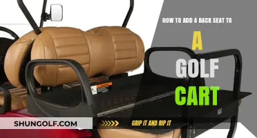 Upgrade Your Golf Cart: Easy Steps to Install a Back Seat