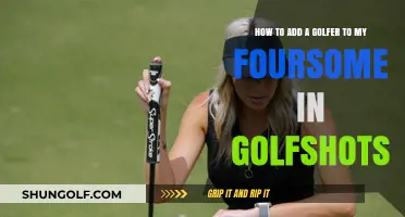 Add a Golfer to Your Foursome in Golfshots: Easy Steps