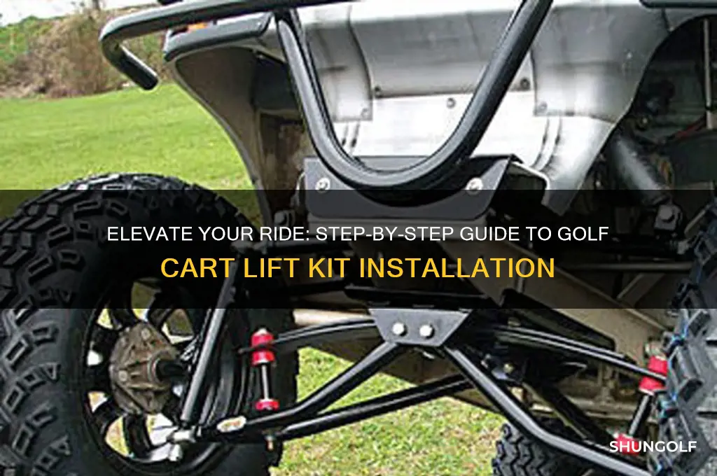 how to add a lift kit to a golf cart