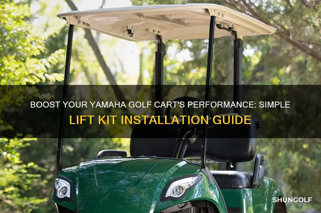 how to add a little lift a yamaha golf cart
