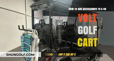 Enhance Your Ride: Adding Accessories to Your 48 Volt Golf Cart