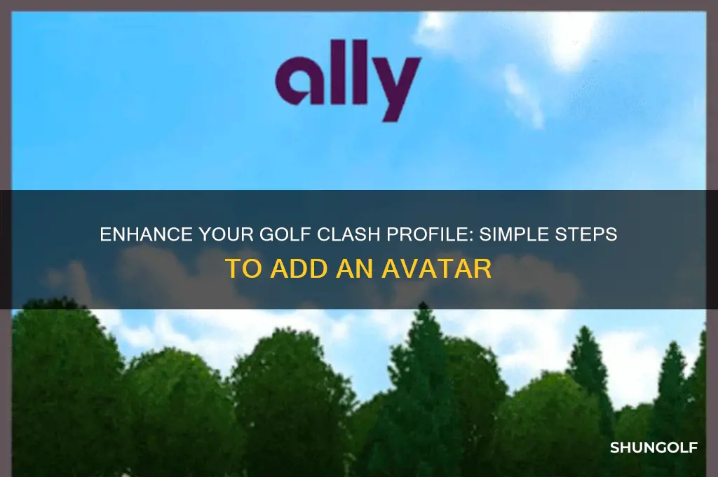 how to add an avatar to golf clash
