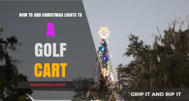 Deck Your Golf Cart: A Festive Guide to Adding Christmas Lights