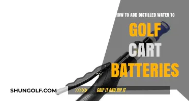 Properly Adding Distilled Water to Golf Cart Batteries: A Step-by-Step Guide