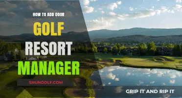 Adding a Door Golf Resort Manager: A Comprehensive Hiring Guide