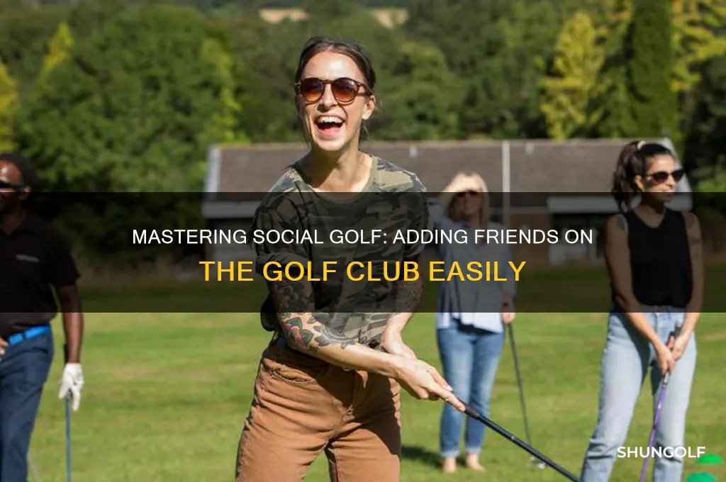 how to add friends on the golf club