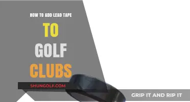 Enhance Your Golf Clubs: A Guide to Adding Lead Tape