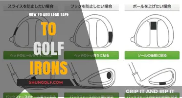 Mastering Golf Irons: A Step-by-Step Guide to Adding Lead Tape