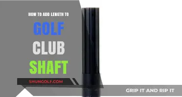 Extend Your Golf Club Shaft: Simple Steps for Added Length