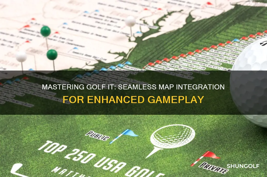 how to add maps in golf it