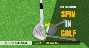 Mastering Spin Control: Techniques to Add More Spin in Golf