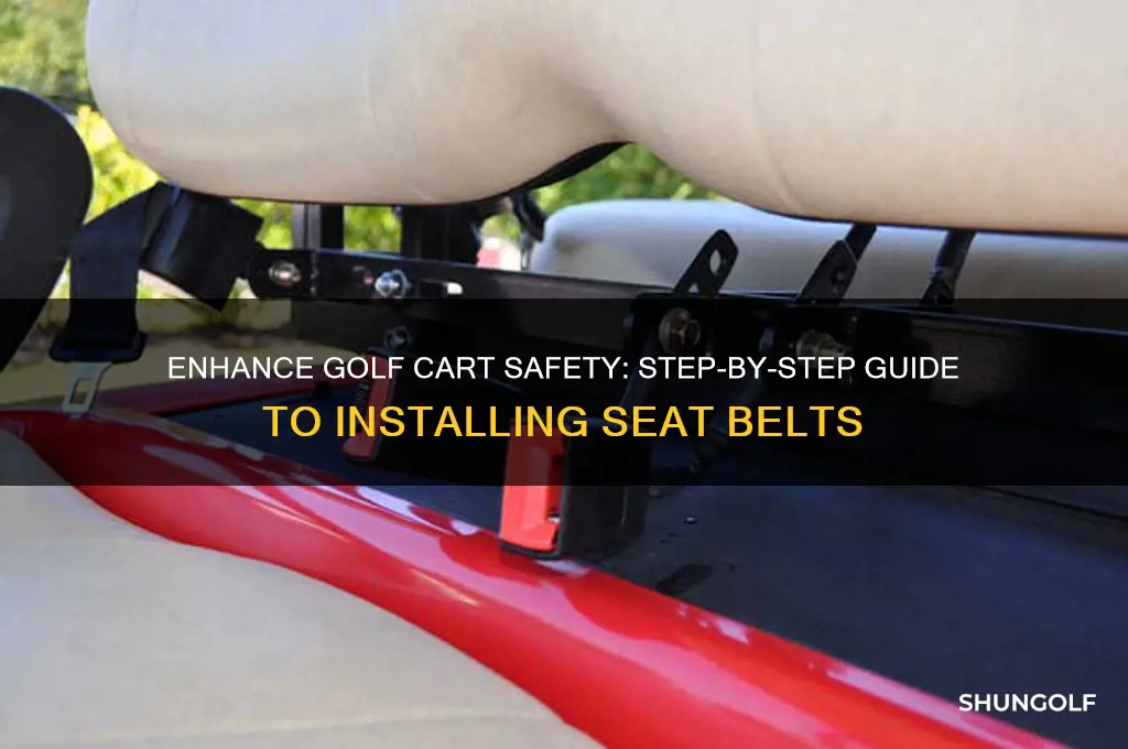how to add seat belts to golf cart