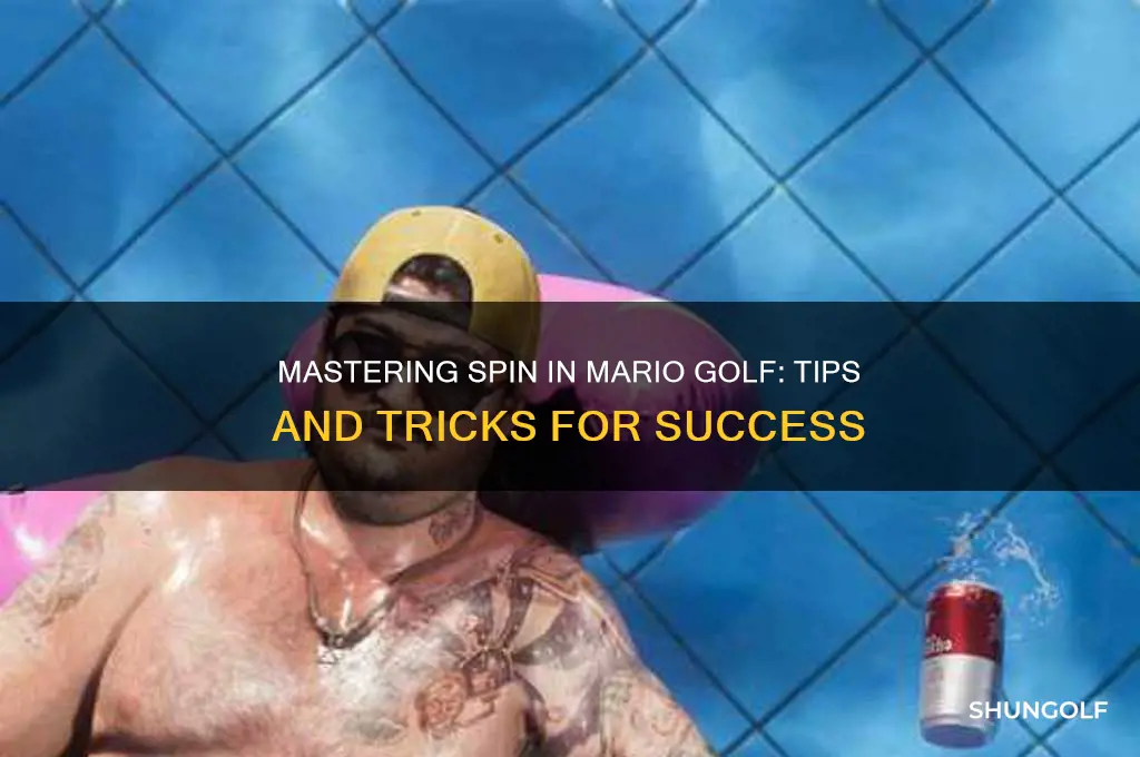 how to add spin in mario golf