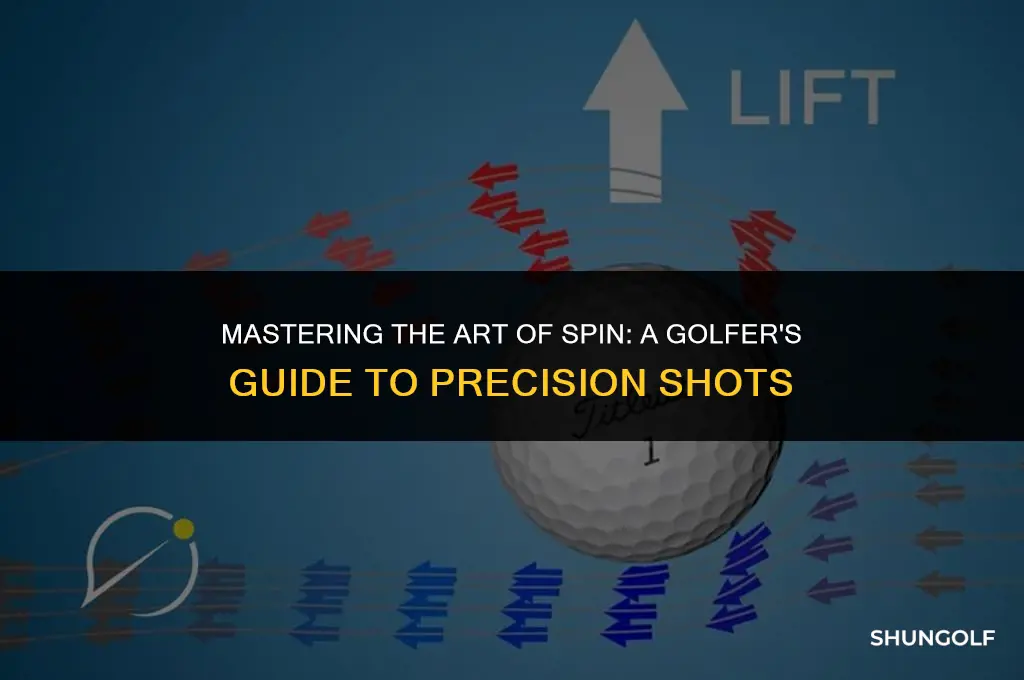 how to add spin to golf shot