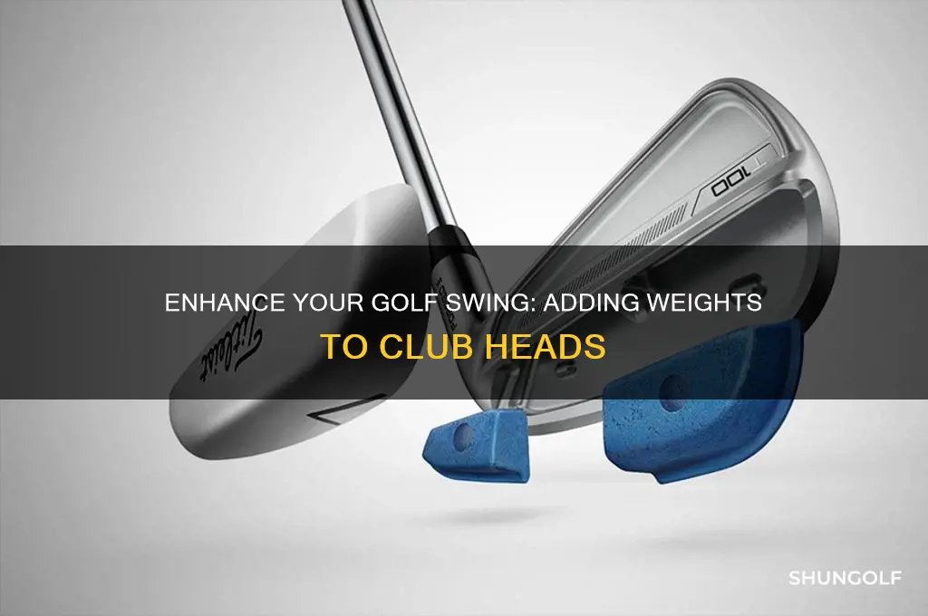 how to add swing weights to golf club heads