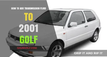 Adding Transmission Fluid to Your 2001 Golf: A Step-by-Step Guide