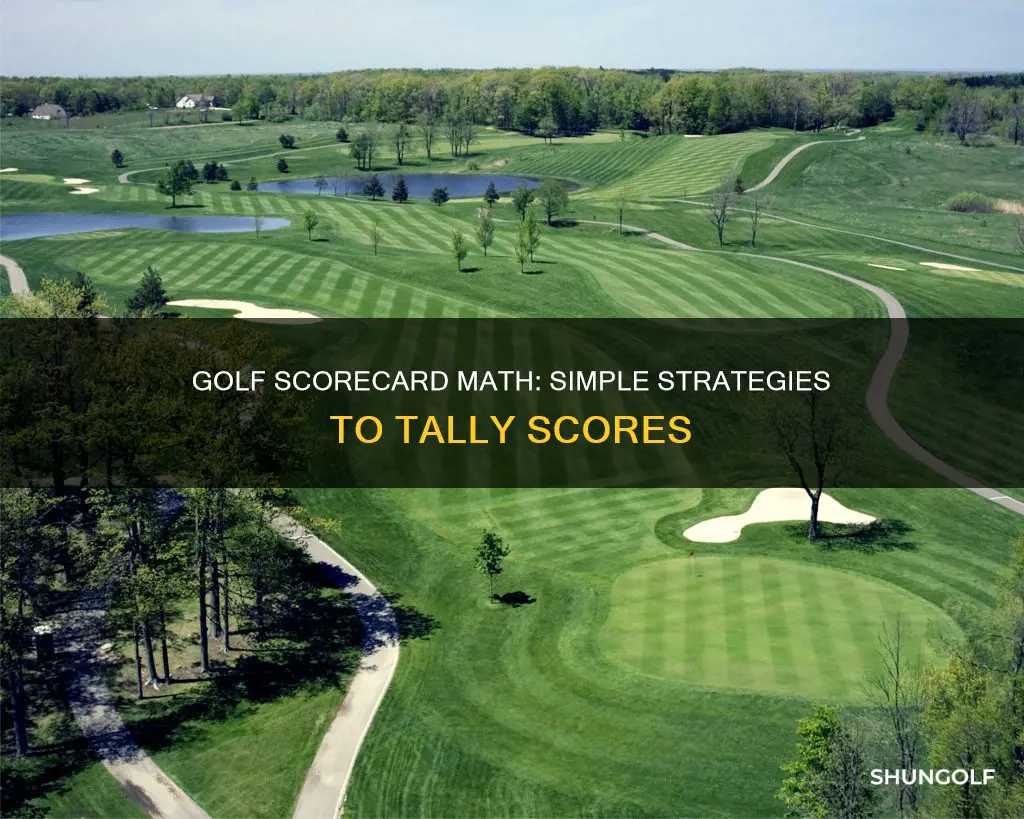 how to add up golf scorecard