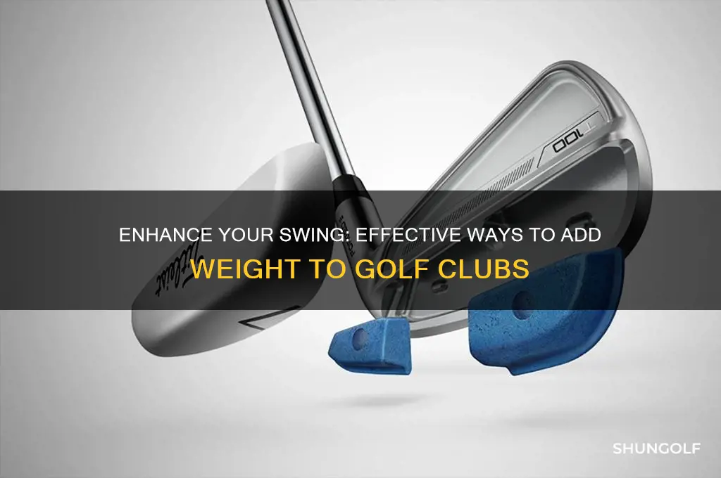 how to add weight to a golf club