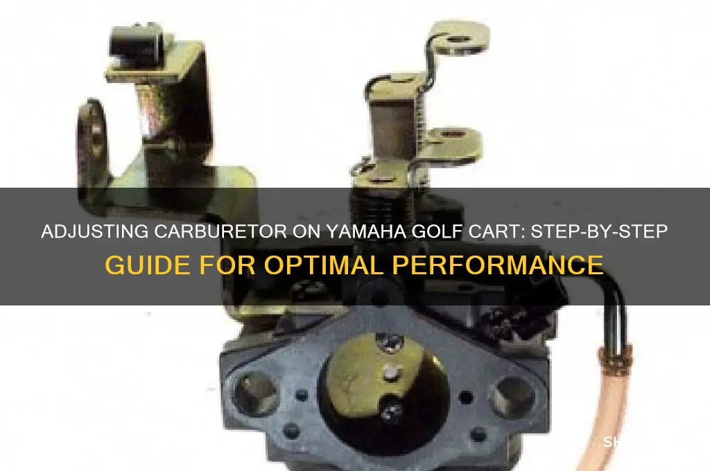 how to adj carb on yamaha golf cart