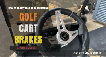 Adjusting 1992 EZ Go Marathon Golf Cart Brakes: A Step-by-Step Guide