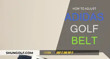 Adjusting Your Adidas Golf Belt: A Quick Guide