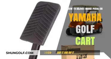 Adjusting Your Yamaha Golf Cart Brake Pedal: A Step-by-Step Guide