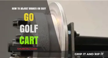 Mastering Brake Adjustments on Your Easy Go Golf Cart: A Simple Guide