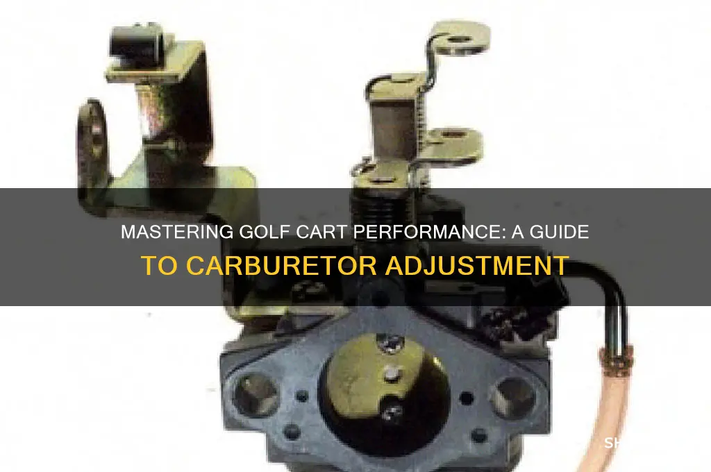 how to adjust carb on a golf cart