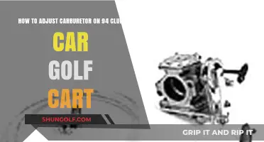 Adjusting Your 94 Club Car Golf Cart Carburetor: A Step-by-Step Guide