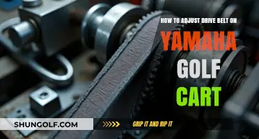 Adjusting Your Yamaha Golf Cart Drive Belt: A Step-by-Step Guide