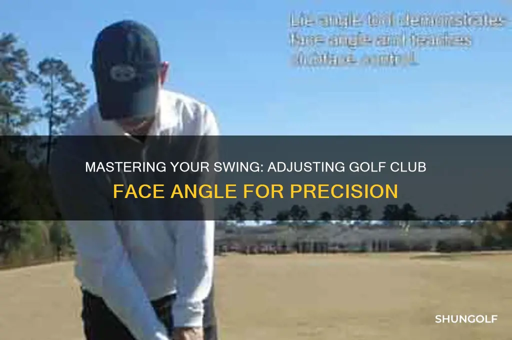 how to adjust face angle on golf clubs