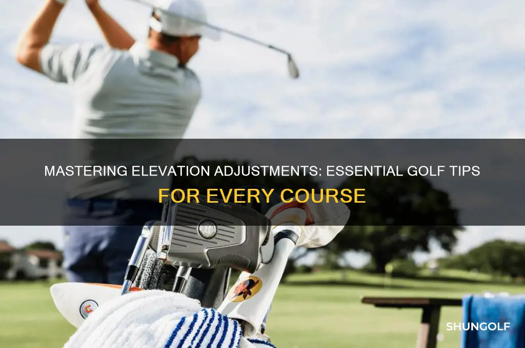 how to adjust for elevation in golf