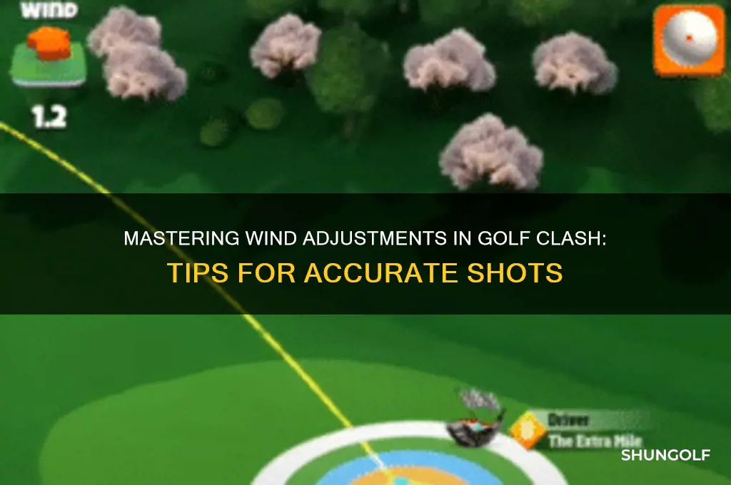 how to adjust for the wind in golf clash