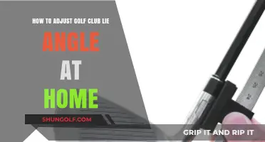 DIY Golf Club Lie Angle Adjustment: Simple Home Tuning Guide
