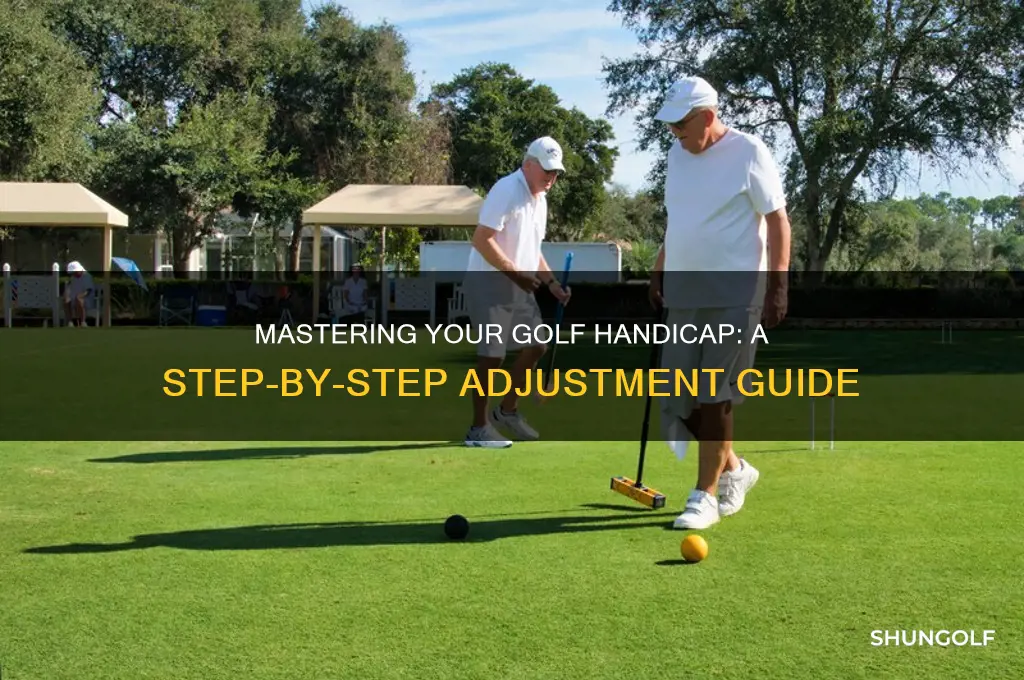 how to adjust golf handicap