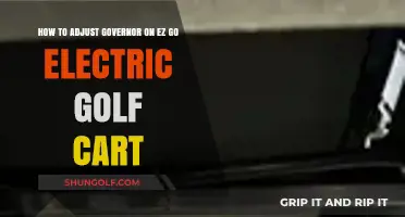 Adjusting Your EZ Go Electric Golf Cart Governor: A Step-by-Step Guide
