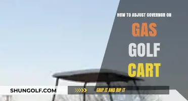Adjusting Your Gas Golf Cart Governor: A Step-by-Step Guide