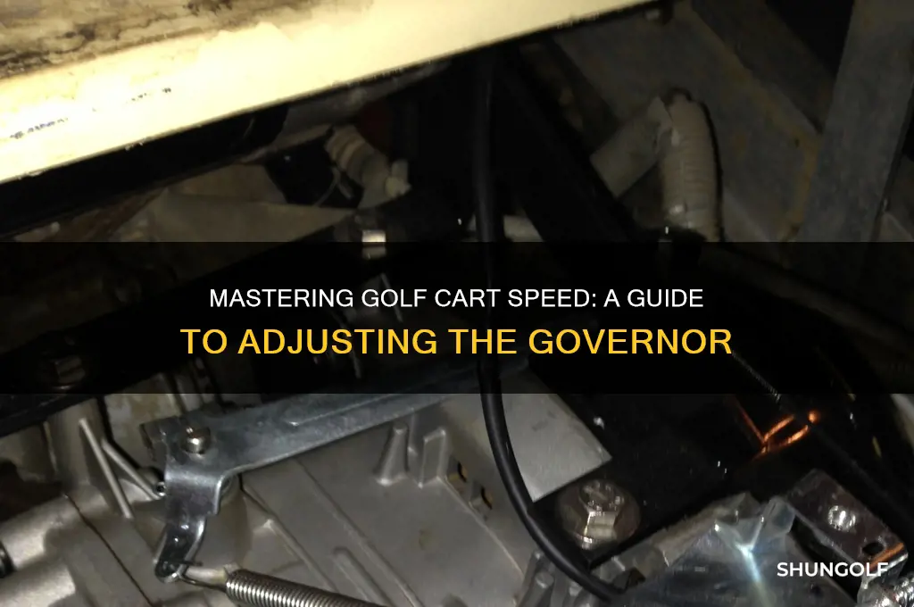 how to adjust governor on golf cart
