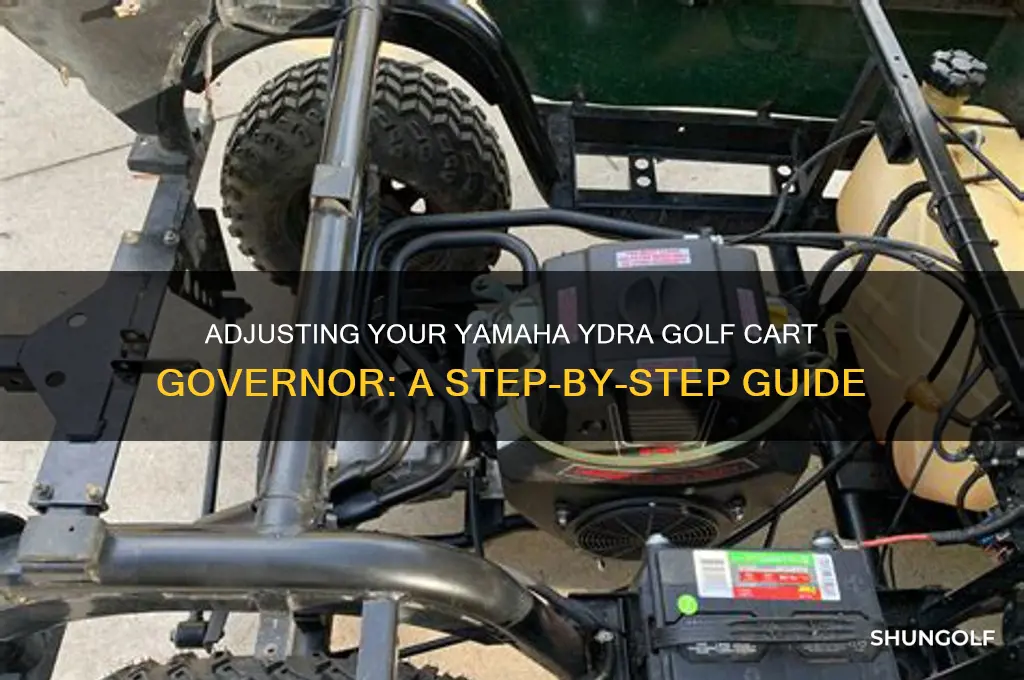 how to adjust governor on yamaha ydra golf cart