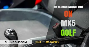 Adjusting Your MK5 Golf's Handbrake Cable: A Step-by-Step Guide