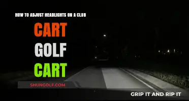 Easy Steps to Adjust Headlights on Your Club Car Golf Cart