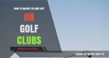 Master Your Golf Swing: Adjusting Lie and Loft on Clubs